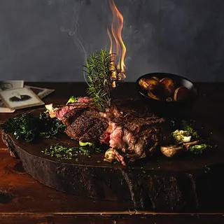 Steak und Feuerküche